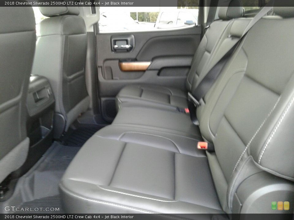 Jet Black Interior Rear Seat for the 2018 Chevrolet Silverado 2500HD LTZ Crew Cab 4x4 #124031980