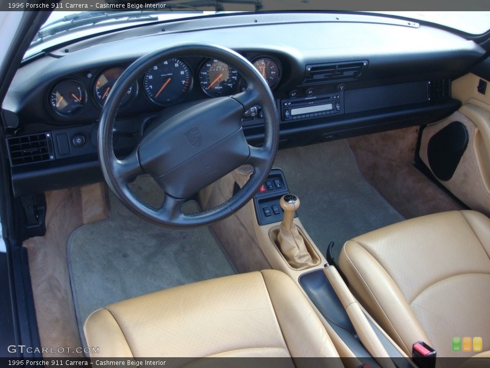 Cashmere Beige Interior Photo for the 1996 Porsche 911 Carrera #124040923
