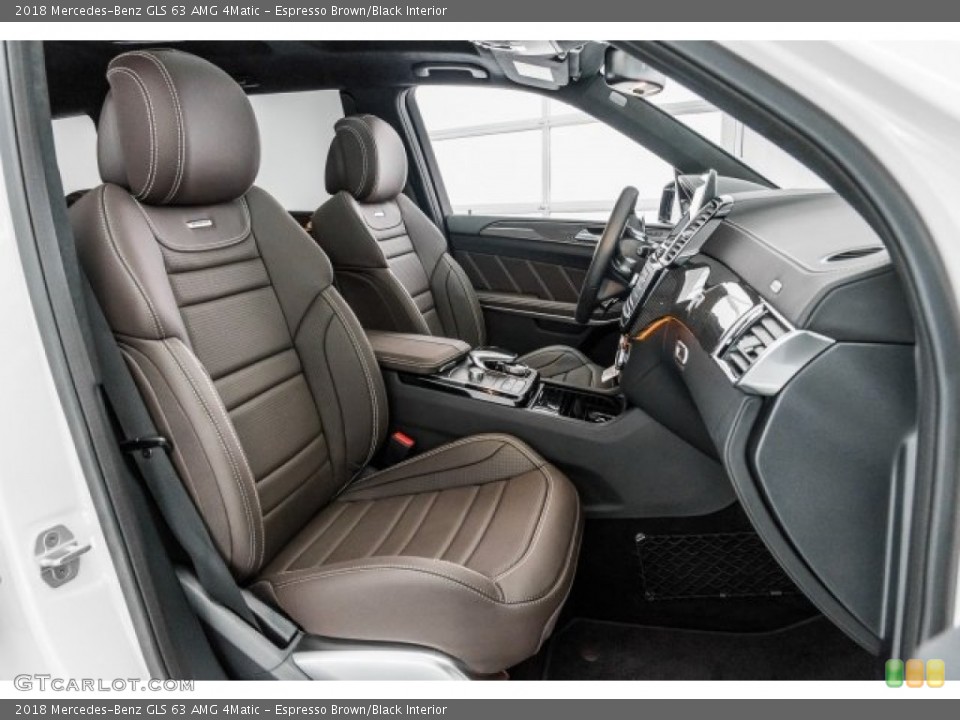 Espresso Brown/Black Interior Photo for the 2018 Mercedes-Benz GLS 63 AMG 4Matic #124045525