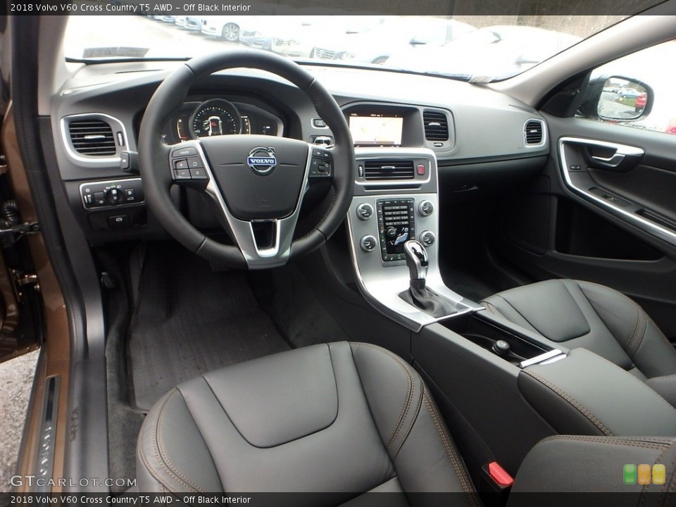 Off Black Interior Photo for the 2018 Volvo V60 Cross Country T5 AWD #124049023
