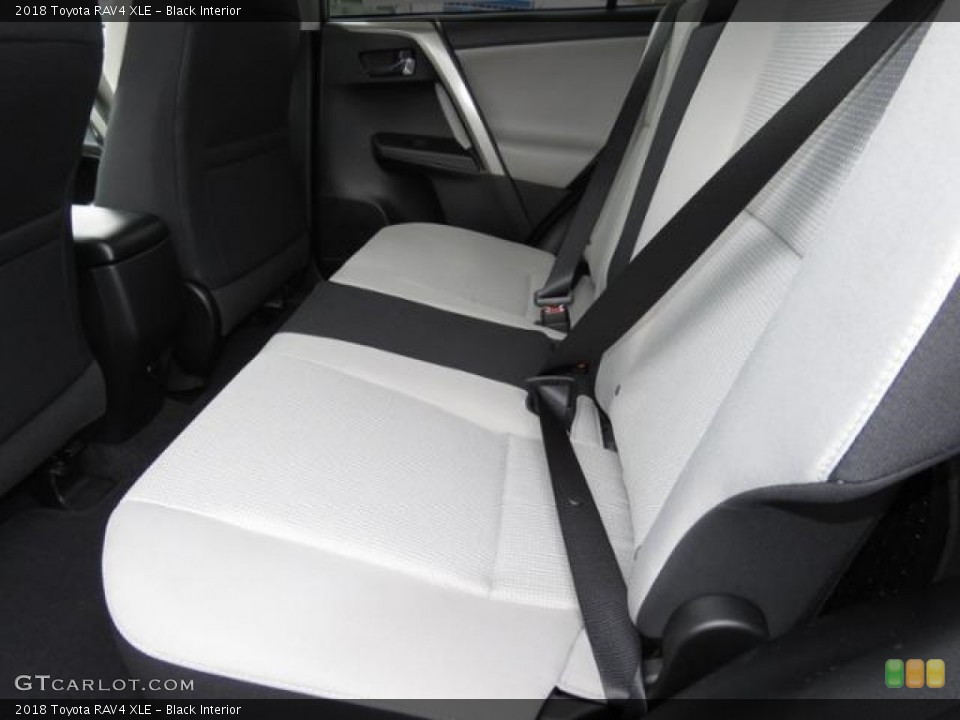 Black Interior Rear Seat for the 2018 Toyota RAV4 XLE #124050622