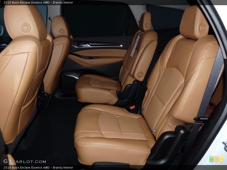 Brandy Interior Rear Seat for the 2018 Buick Enclave Essence AWD #124057475