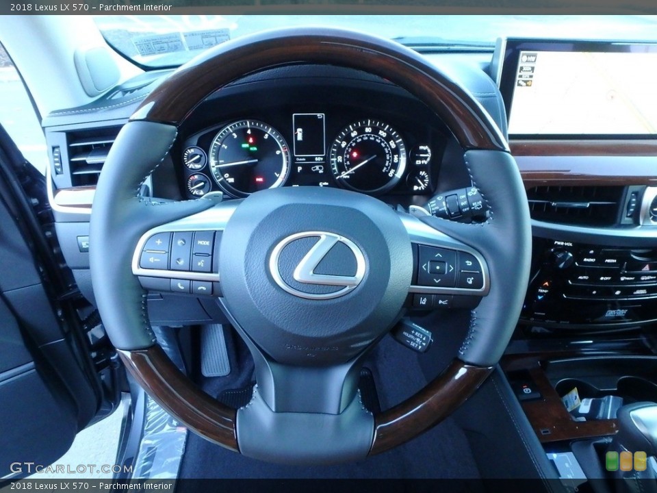 Parchment Interior Steering Wheel for the 2018 Lexus LX 570 #124064462