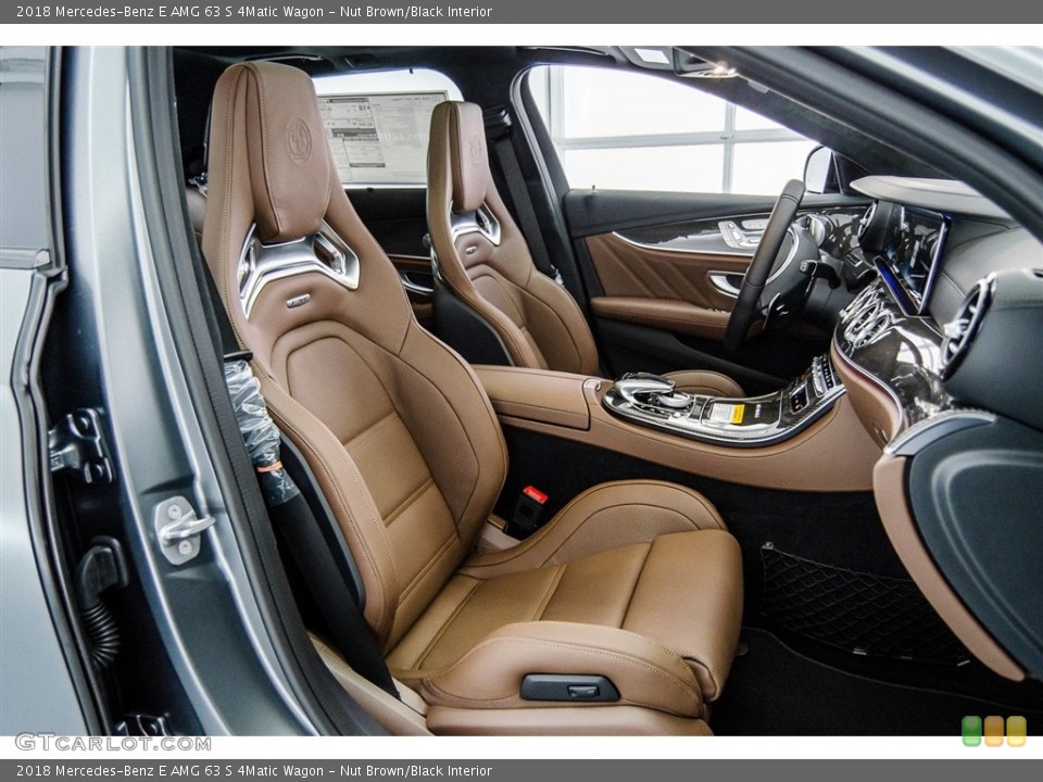 Nut Brown/Black Interior Photo for the 2018 Mercedes-Benz E AMG 63 S 4Matic Wagon #124067425