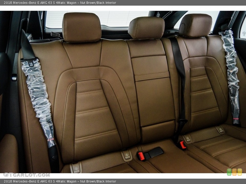 Nut Brown/Black Interior Rear Seat for the 2018 Mercedes-Benz E AMG 63 S 4Matic Wagon #124067580