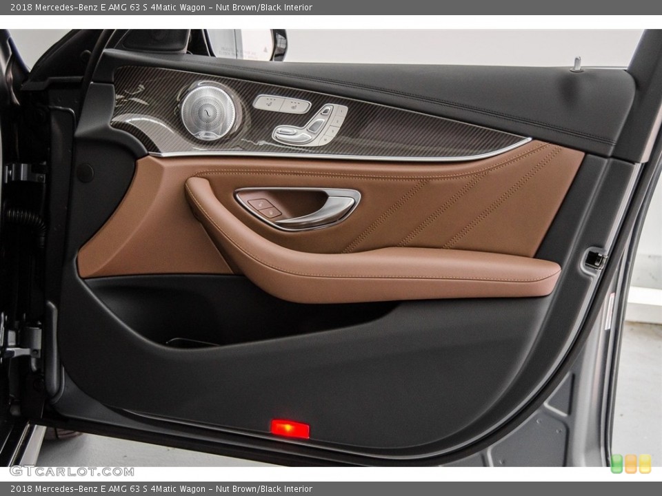 Nut Brown/Black Interior Door Panel for the 2018 Mercedes-Benz E AMG 63 S 4Matic Wagon #124067991