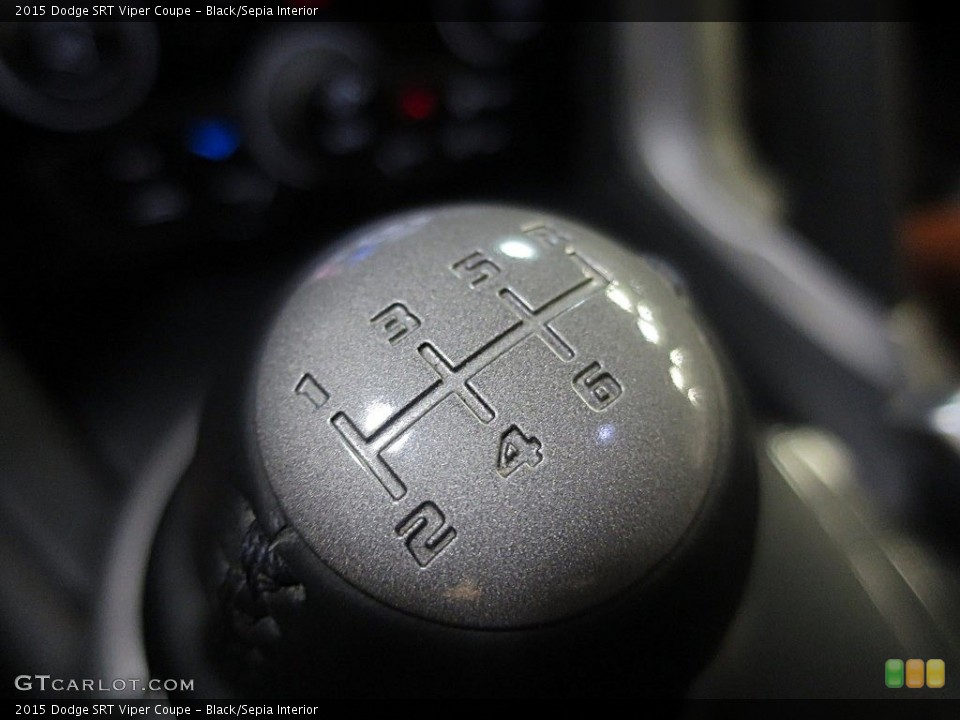 Black/Sepia Interior Transmission for the 2015 Dodge SRT Viper Coupe #124068990