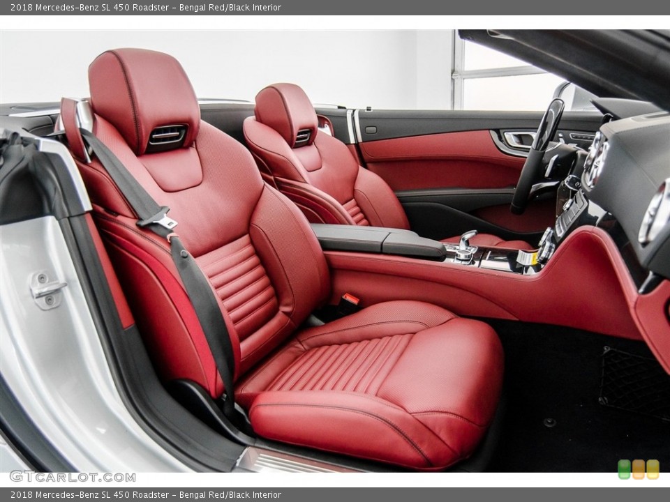 Bengal Red/Black Interior Photo for the 2018 Mercedes-Benz SL 450 Roadster #124074064