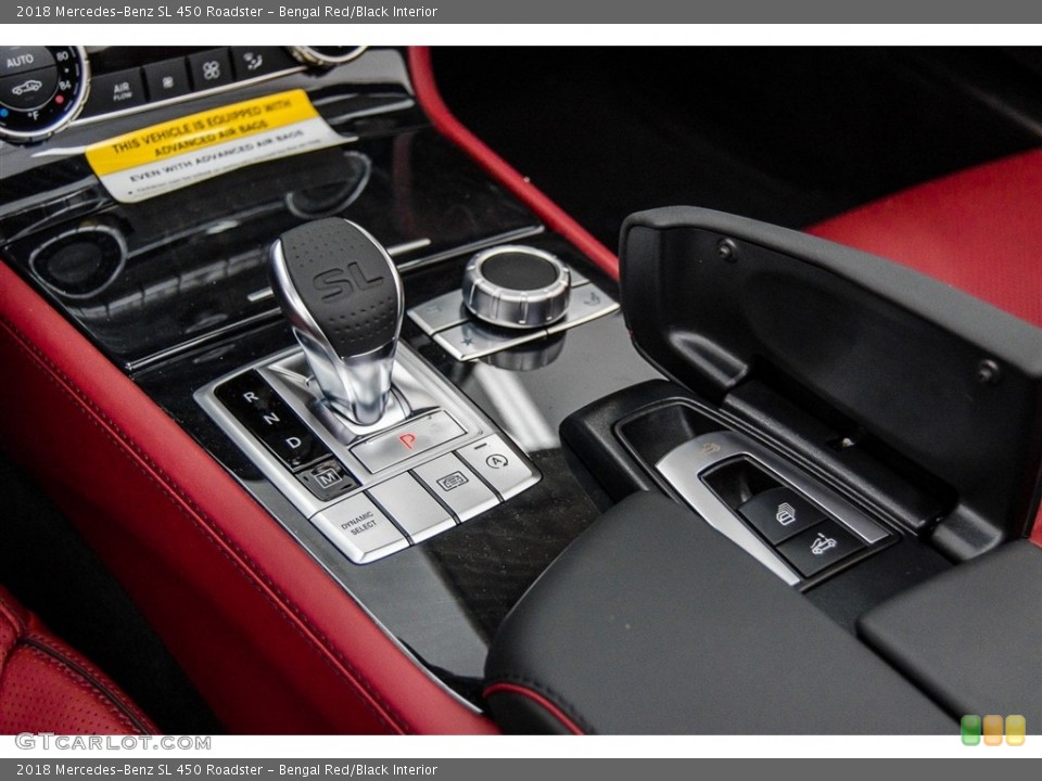 Bengal Red/Black Interior Transmission for the 2018 Mercedes-Benz SL 450 Roadster #124074223