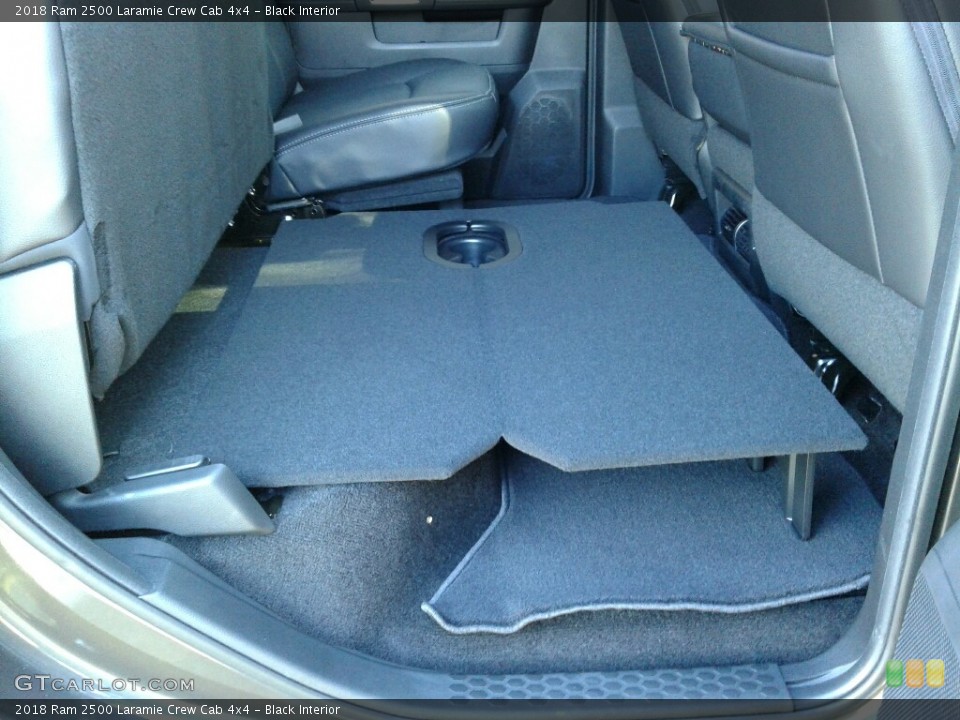Black Interior Rear Seat for the 2018 Ram 2500 Laramie Crew Cab 4x4 #124090159