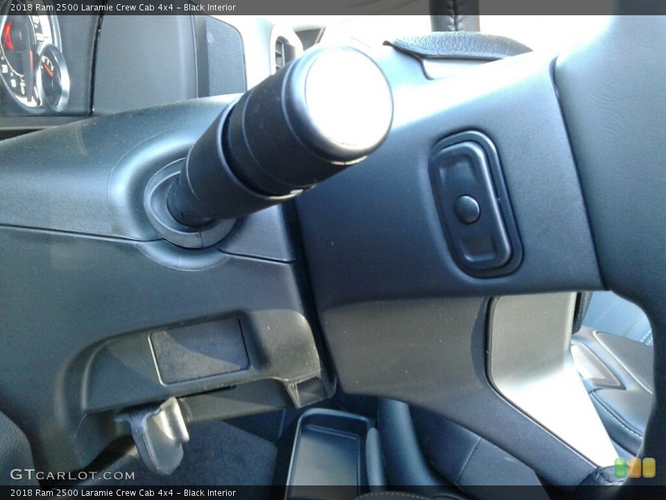 Black Interior Controls for the 2018 Ram 2500 Laramie Crew Cab 4x4 #124090324