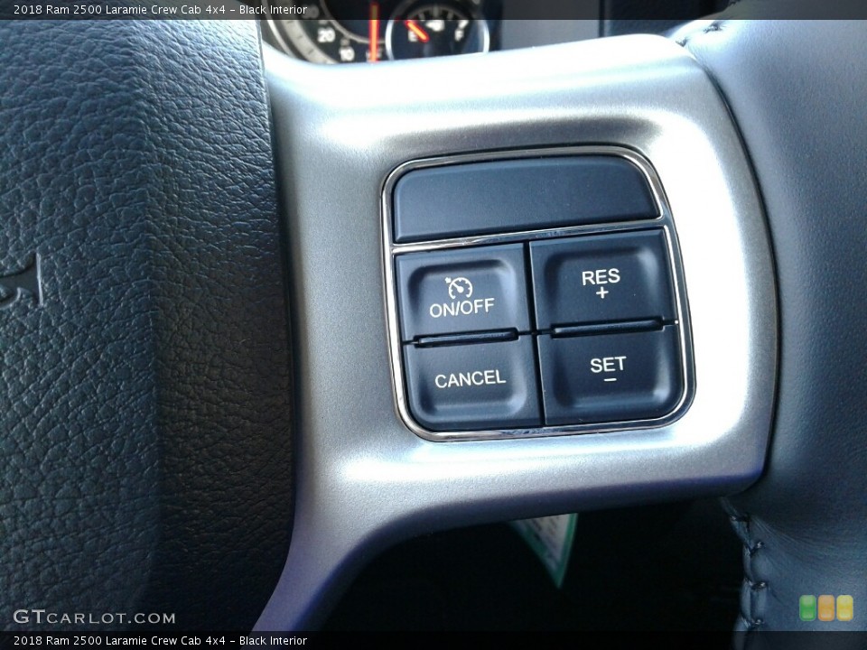 Black Interior Controls for the 2018 Ram 2500 Laramie Crew Cab 4x4 #124090381