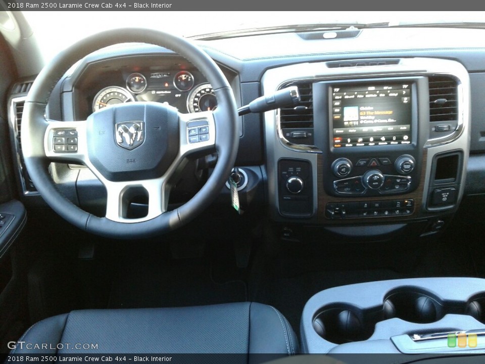 Black Interior Controls for the 2018 Ram 2500 Laramie Crew Cab 4x4 #124090621