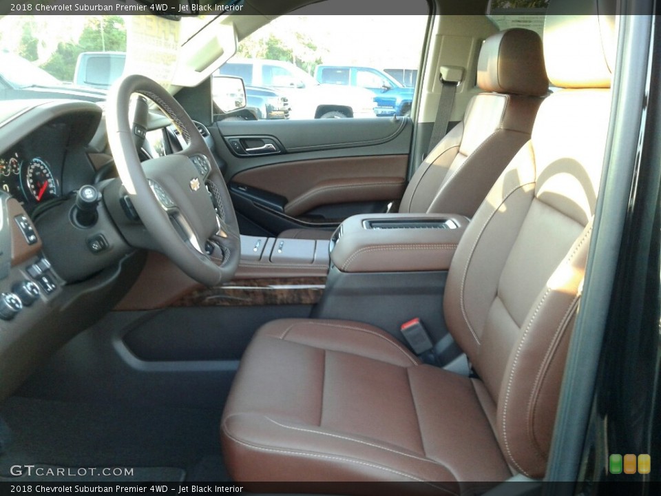 Jet Black Interior Front Seat for the 2018 Chevrolet Suburban Premier 4WD #124094140