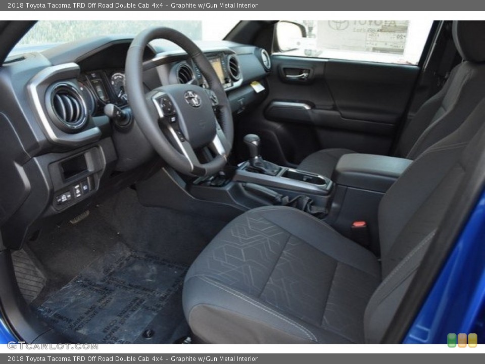 Graphite w/Gun Metal Interior Photo for the 2018 Toyota Tacoma TRD Off Road Double Cab 4x4 #124098910