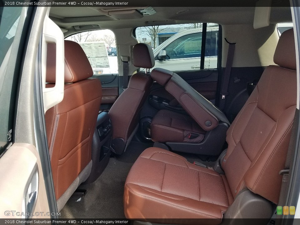 Cocoa/­Mahogany Interior Rear Seat for the 2018 Chevrolet Suburban Premier 4WD #124106107