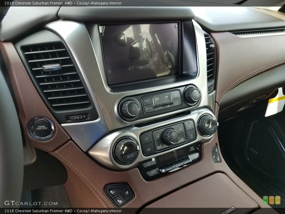 Cocoa/­Mahogany Interior Controls for the 2018 Chevrolet Suburban Premier 4WD #124106200