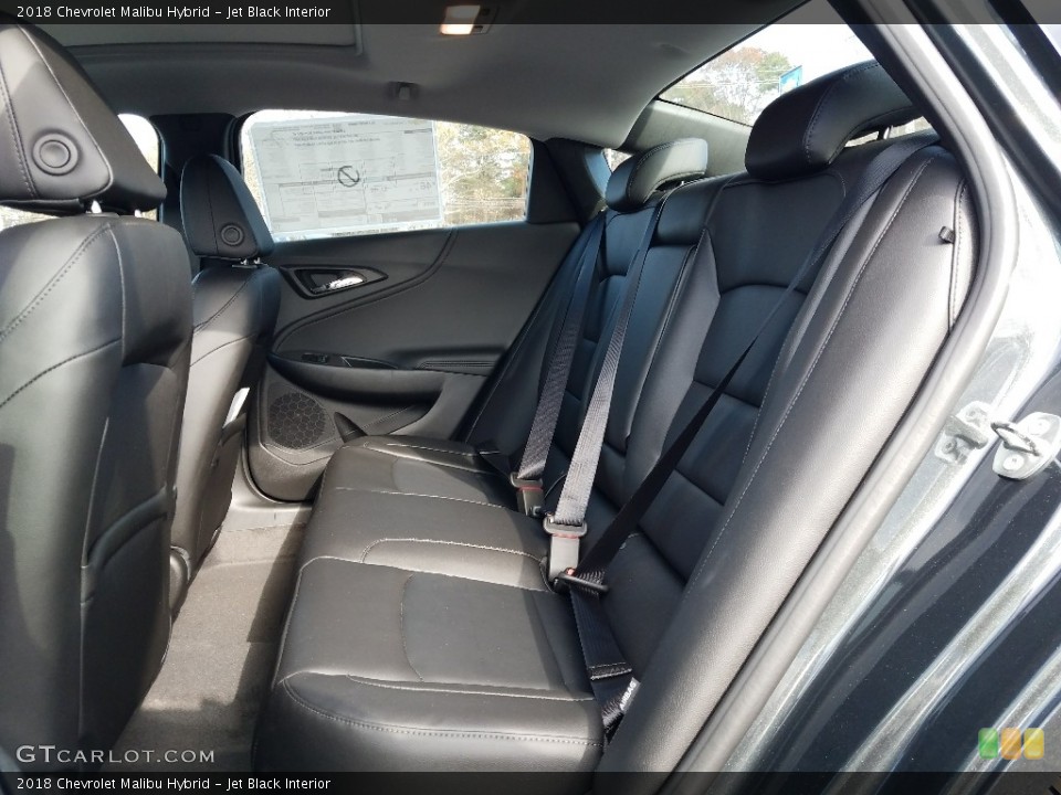 Jet Black Interior Rear Seat for the 2018 Chevrolet Malibu Hybrid #124108003