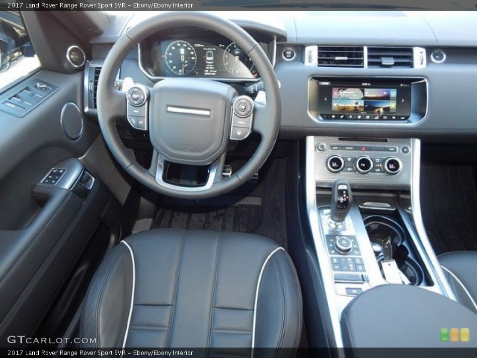Ebony/Ebony Interior Dashboard for the 2017 Land Rover Range Rover Sport SVR #124114135