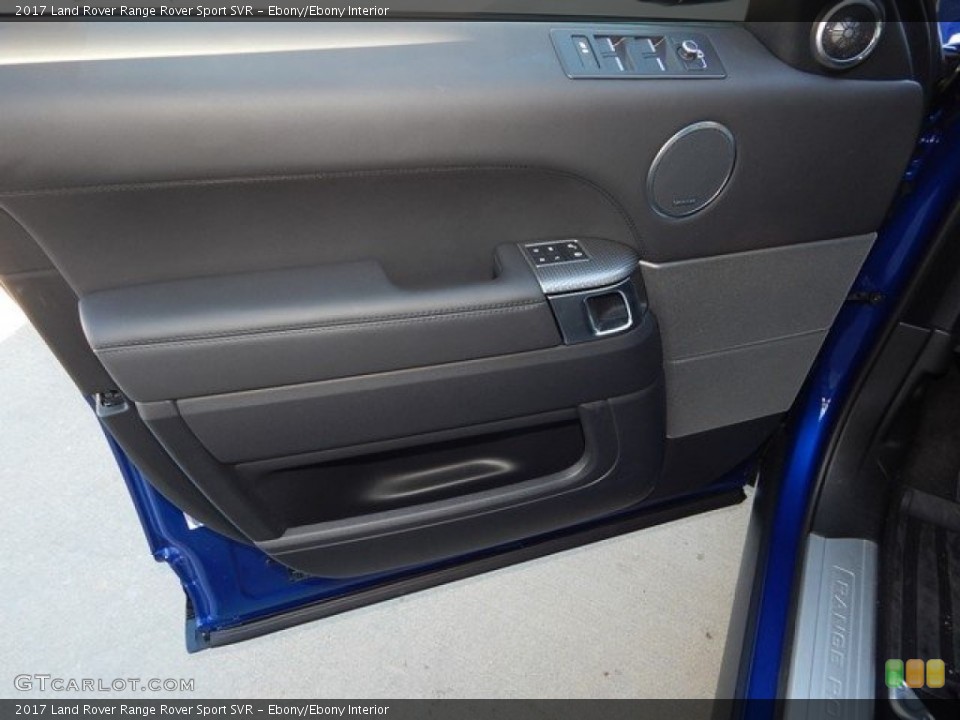 Ebony/Ebony Interior Door Panel for the 2017 Land Rover Range Rover Sport SVR #124114214