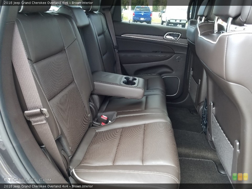 Brown Interior Rear Seat for the 2018 Jeep Grand Cherokee Overland 4x4 #124116856