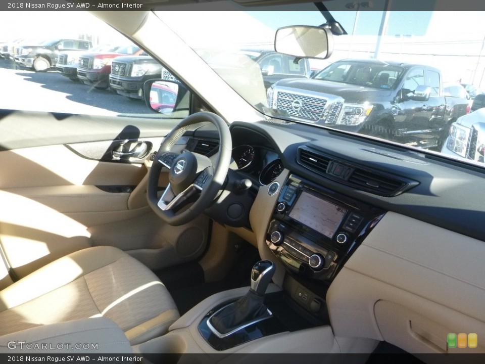 Almond Interior Front Seat for the 2018 Nissan Rogue SV AWD #124118374