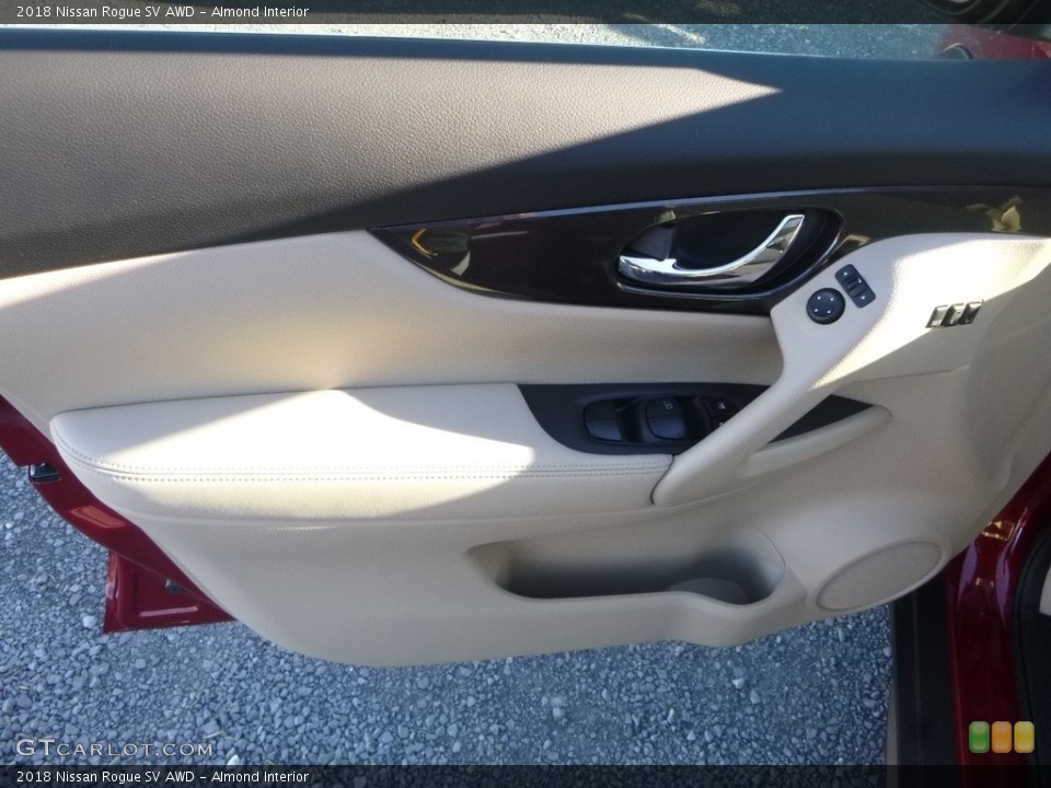Almond Interior Door Panel for the 2018 Nissan Rogue SV AWD #124118383
