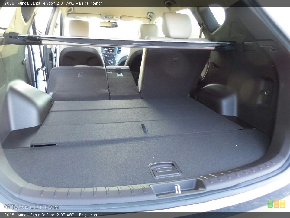 Beige Interior Trunk for the 2018 Hyundai Santa Fe Sport 2.0T AWD #124122565