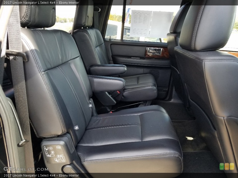 Ebony Interior Rear Seat for the 2017 Lincoln Navigator L Select 4x4 #124132114