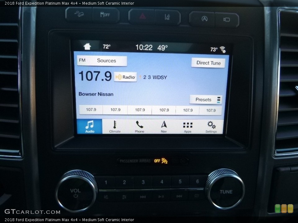 Medium Soft Ceramic Interior Audio System for the 2018 Ford Expedition Platinum Max 4x4 #124132888