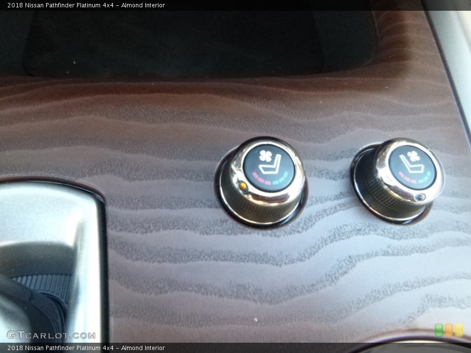 Almond Interior Controls for the 2018 Nissan Pathfinder Platinum 4x4 #124137226
