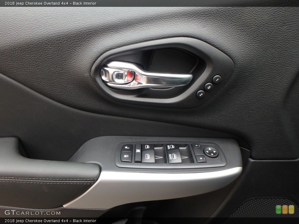 Black Interior Controls for the 2018 Jeep Cherokee Overland 4x4 #124150853