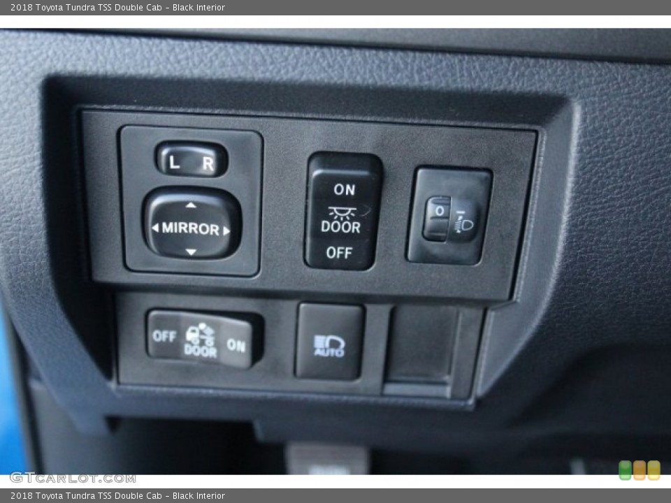 Black Interior Controls for the 2018 Toyota Tundra TSS Double Cab #124157525