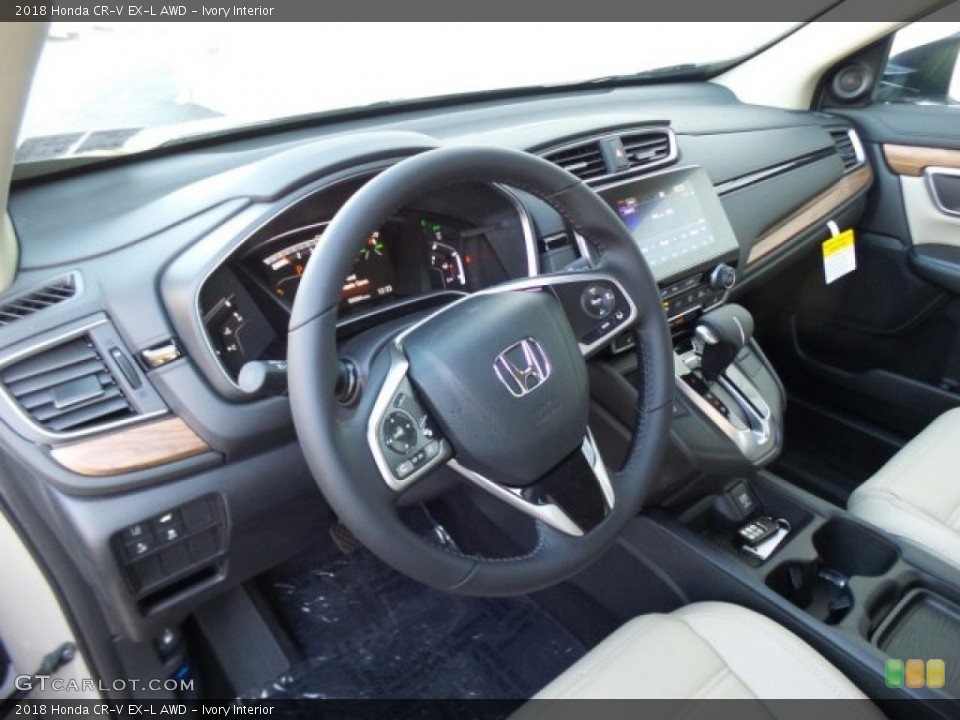Ivory Interior Dashboard for the 2018 Honda CR-V EX-L AWD #124158755