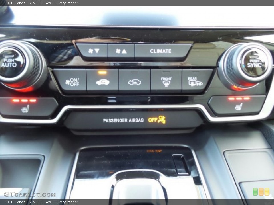 Ivory Interior Controls for the 2018 Honda CR-V EX-L AWD #124159013