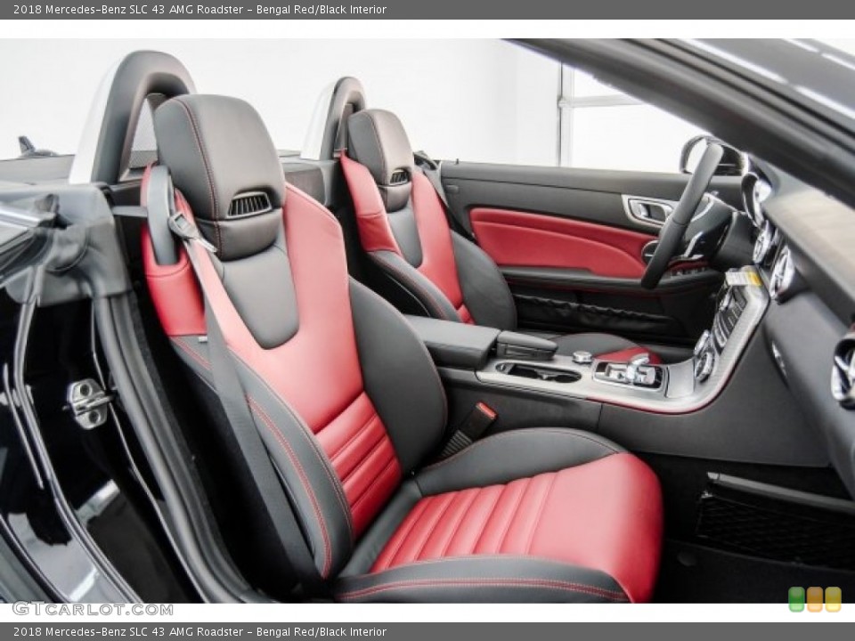 Bengal Red/Black Interior Photo for the 2018 Mercedes-Benz SLC 43 AMG Roadster #124166753
