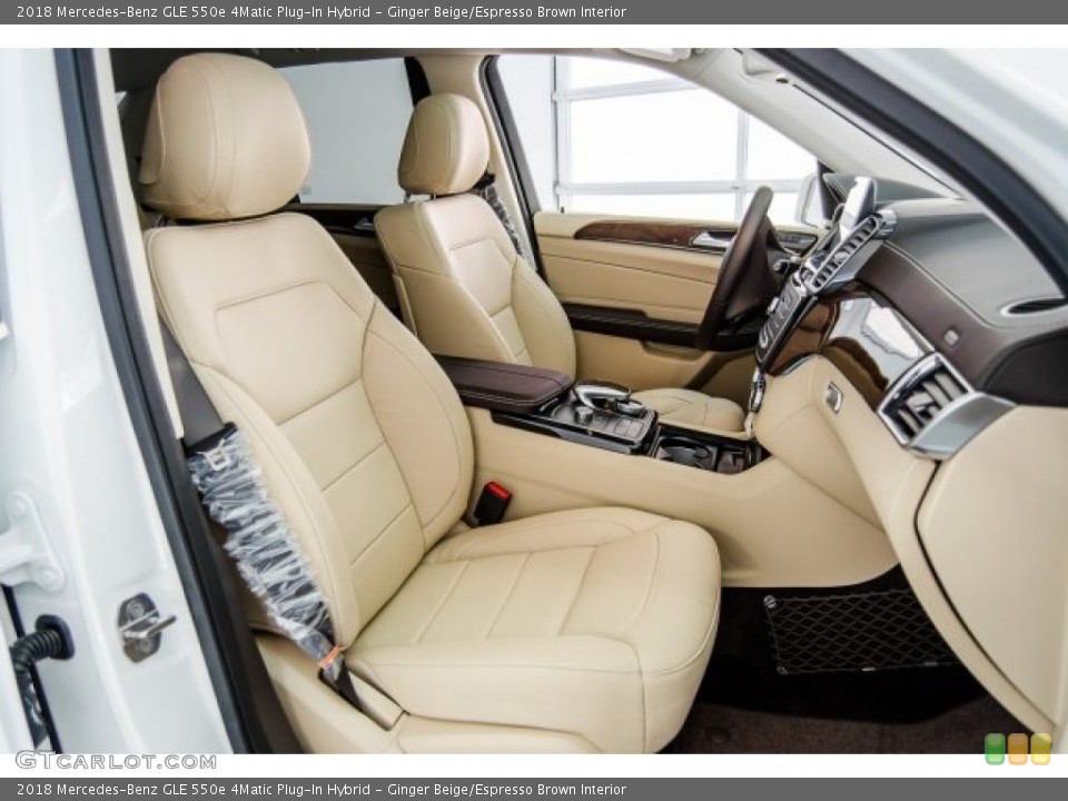 Ginger Beige/Espresso Brown Interior Photo for the 2018 Mercedes-Benz GLE 550e 4Matic Plug-In Hybrid #124167434