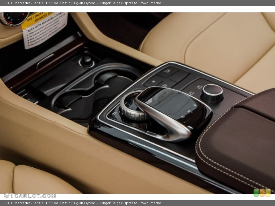 Ginger Beige/Espresso Brown Interior Controls for the 2018 Mercedes-Benz GLE 550e 4Matic Plug-In Hybrid #124167629