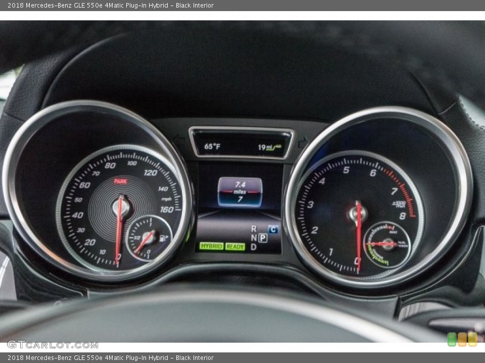 Black Interior Gauges for the 2018 Mercedes-Benz GLE 550e 4Matic Plug-In Hybrid #124168325