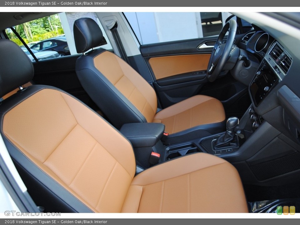 Golden Oak/Black Interior Front Seat for the 2018 Volkswagen Tiguan SE #124168829