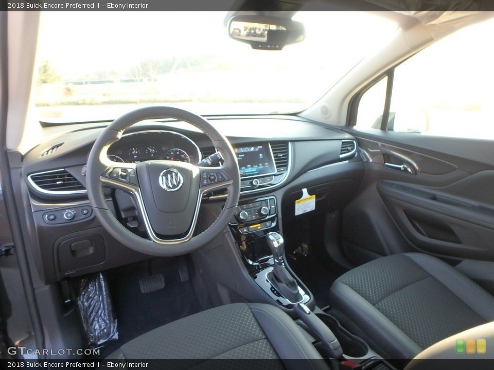 Ebony Interior Photo for the 2018 Buick Encore Preferred II #124172219