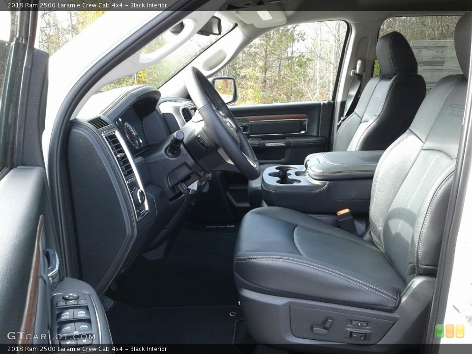 Black Interior Photo for the 2018 Ram 2500 Laramie Crew Cab 4x4 #124174829