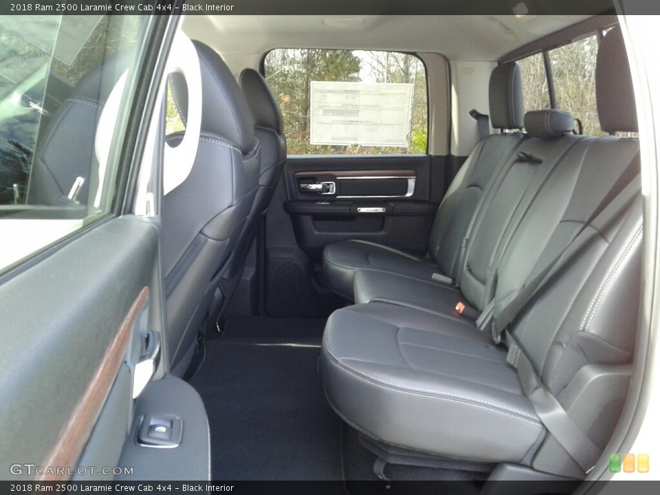 Black Interior Rear Seat for the 2018 Ram 2500 Laramie Crew Cab 4x4 #124174862