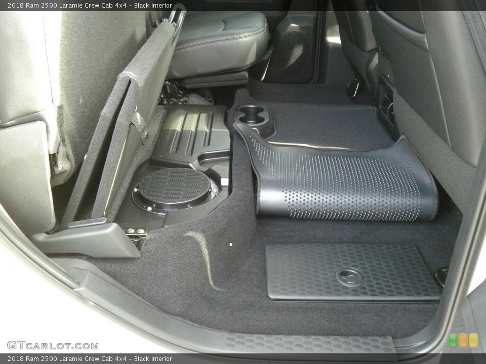 Black Interior Rear Seat for the 2018 Ram 2500 Laramie Crew Cab 4x4 #124174931