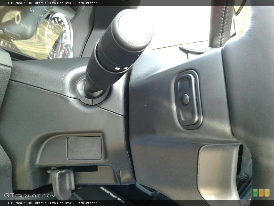 Black Interior Controls for the 2018 Ram 2500 Laramie Crew Cab 4x4 #124175099