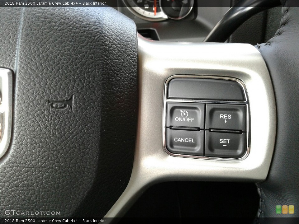 Black Interior Controls for the 2018 Ram 2500 Laramie Crew Cab 4x4 #124175168