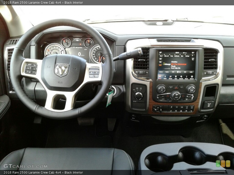 Black Interior Dashboard for the 2018 Ram 2500 Laramie Crew Cab 4x4 #124175531