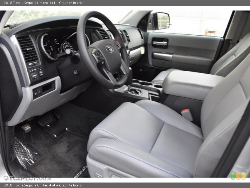 Graphite Interior Photo for the 2018 Toyota Sequoia Limited 4x4 #124175991