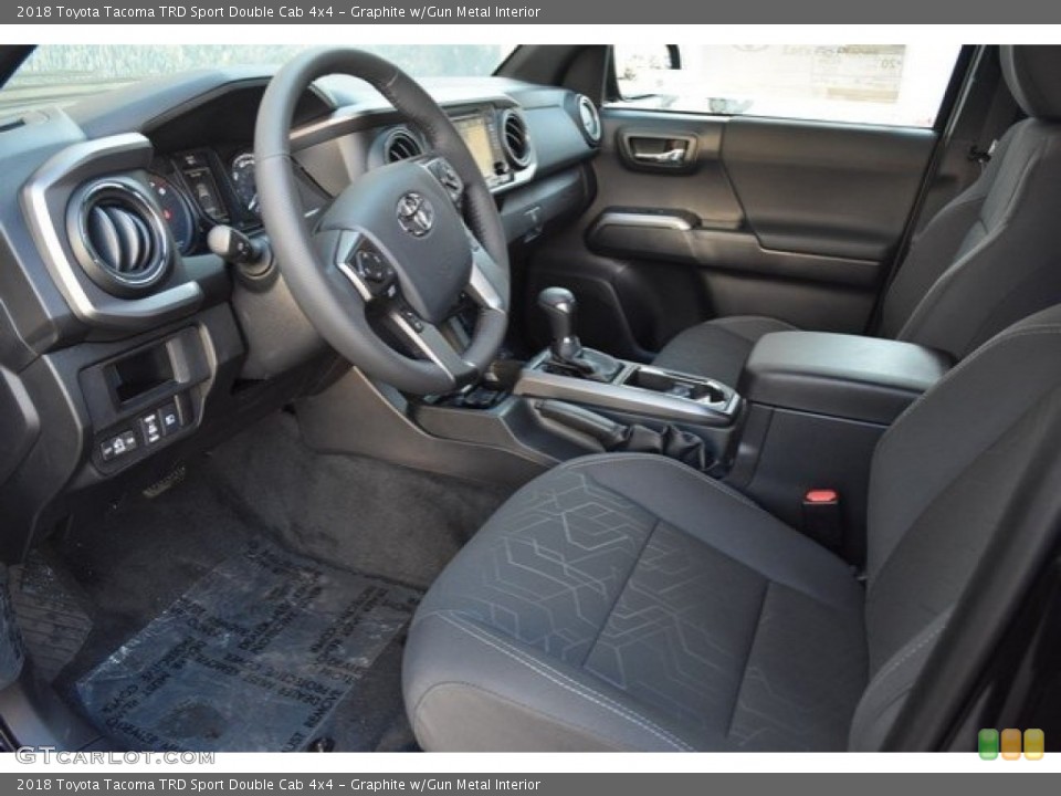 Graphite w/Gun Metal Interior Photo for the 2018 Toyota Tacoma TRD Sport Double Cab 4x4 #124176200