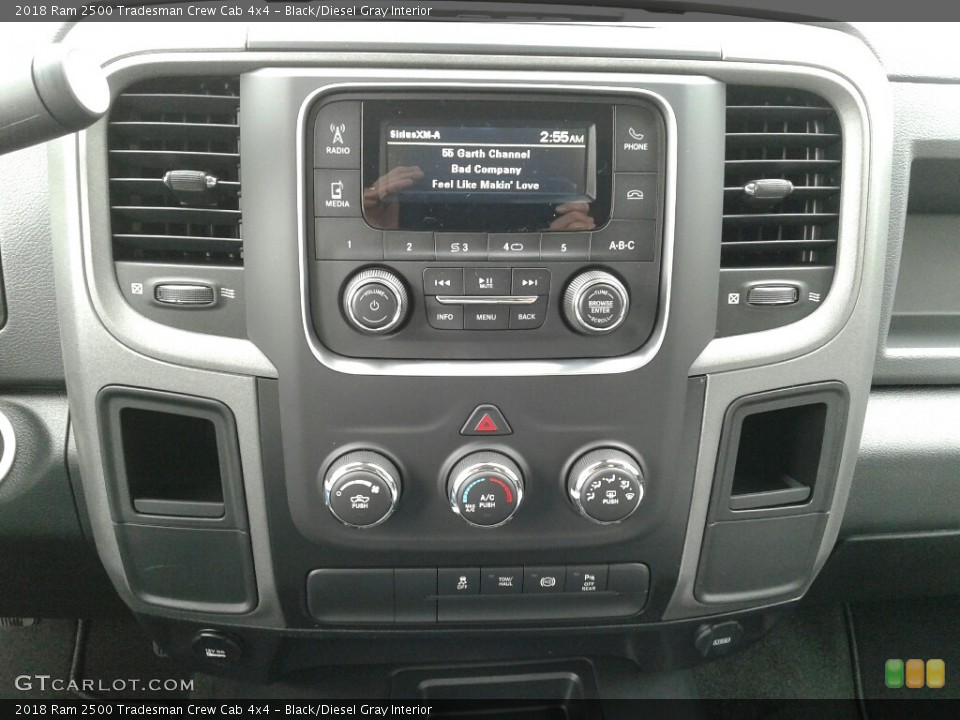 Black/Diesel Gray Interior Dashboard for the 2018 Ram 2500 Tradesman Crew Cab 4x4 #124177388